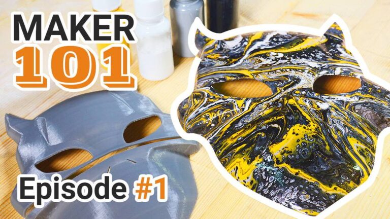 Maker 101 | Let’s DIY a special mask with fluid painting!