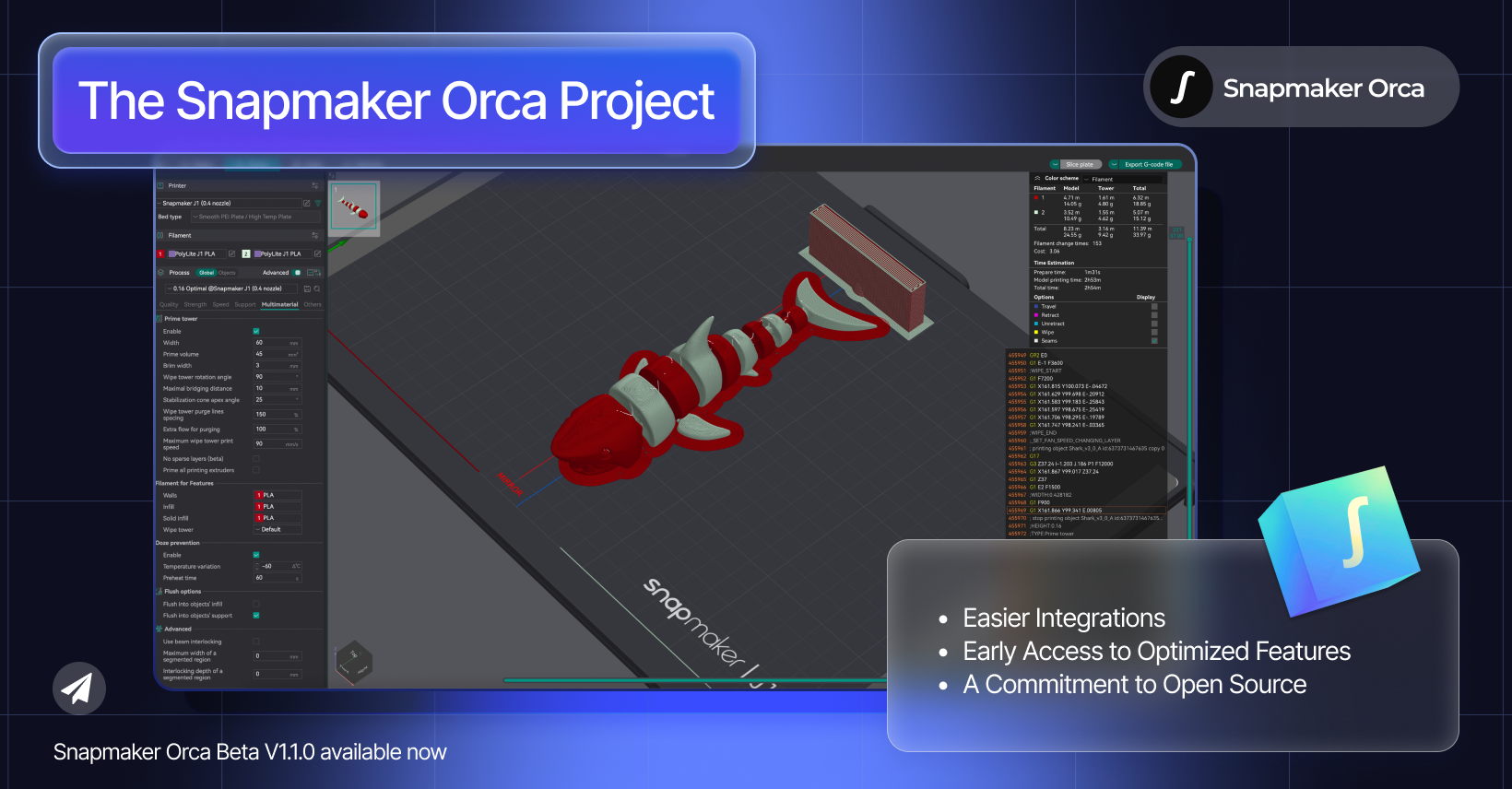 Snapmaker Orca: Open Source, Early Access to Advanced Features, and Continuous Optimization